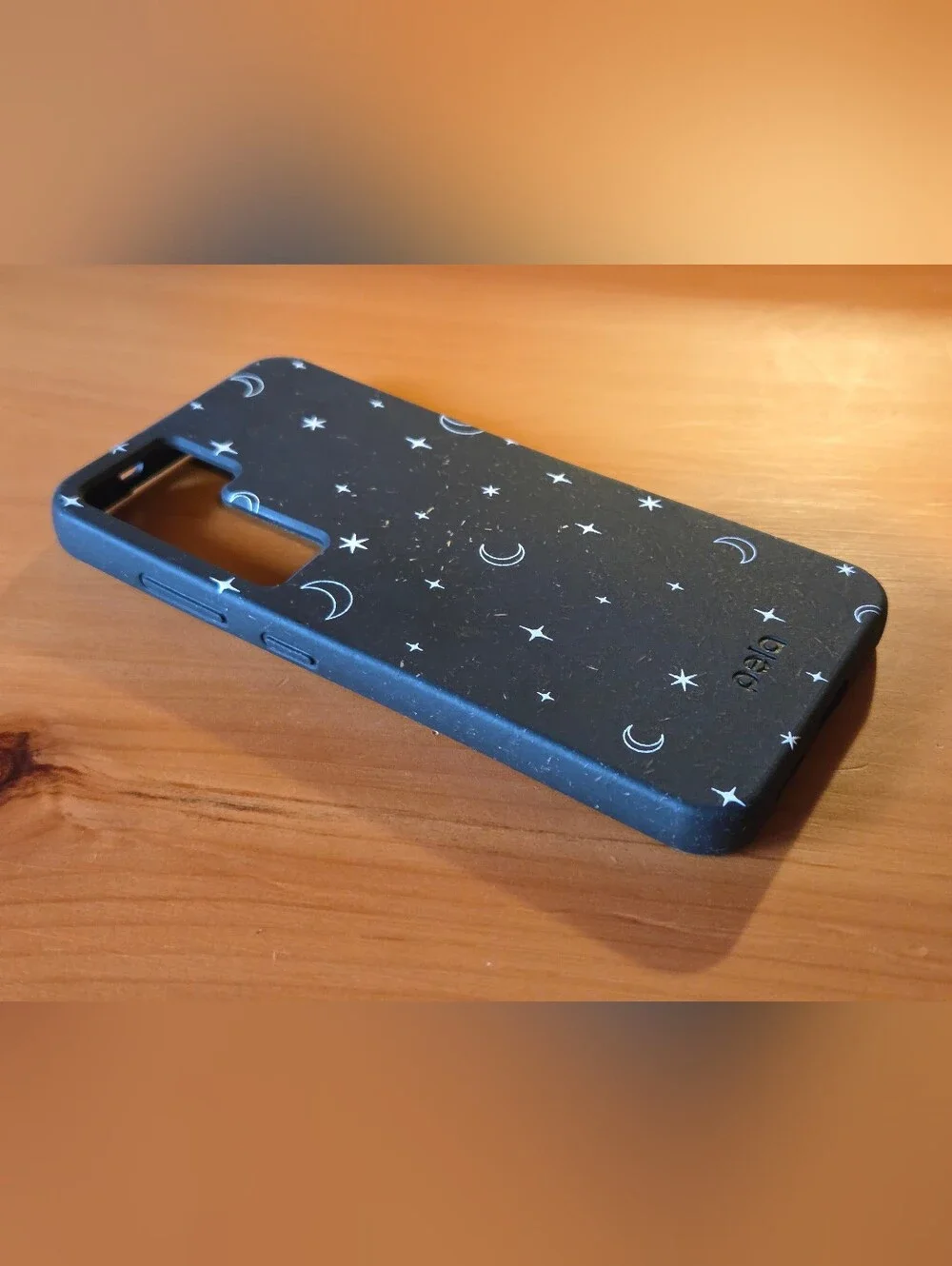 Pela Case Black Quiet Stars Samsung Galaxy S25 Case